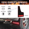 4 pieces/Set Sports Flexible Rubber Mud Flaps Splash Mudguards Kit Universal Fit