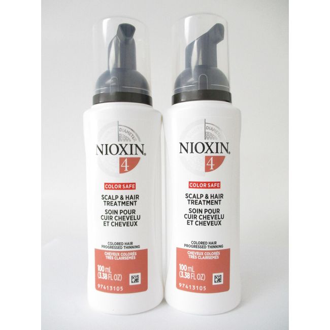 Nioxin System 4 Scalp Activating Treatment 3.38 oz Pack of 2