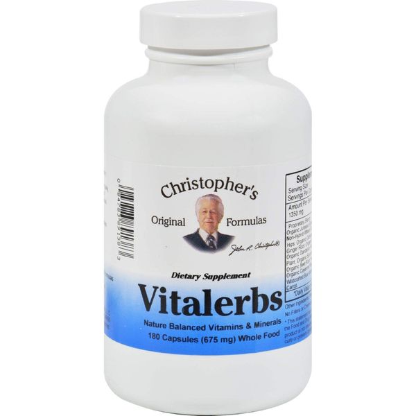 Dr. Christopher'S Formulas Vitalerbs 180 Vcap