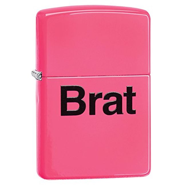 Zippo Brat Pocket Lighter, Neon Pink