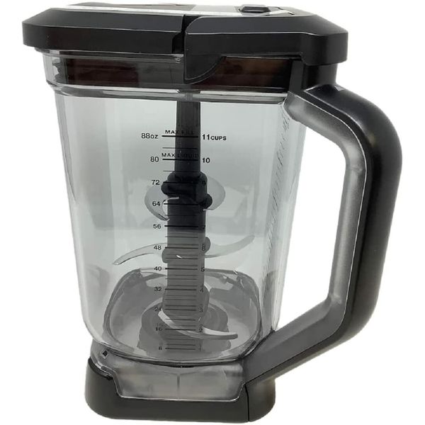 Ninja 88 oz Pitcher (11 Cups) with Blade Locking Lid for BL2012 BL2013 BlendMax