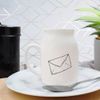 300ml 'Plain Envelope' Ceramic Milk Jug (MJ00018044)