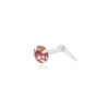 Andralok Sterling Silver 2mm Light Rose (Light Pink) Nose Stud