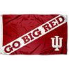Indiana Hoosiers Go Big Red College Flag