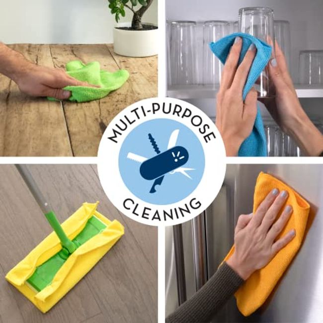 Microfiber Cleaning Cloth, Cleaning Towels For Housekeeping