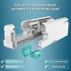 2Pcs Ear Piercing Kit Automatic and Painless Ear Nail Gun Disposable Aseptic Household Ear Piercing Gun Portable Ear Piercing Gun Group Ear Piercing Tools with Built-in 4mm Hypoallergenic Ear Studs