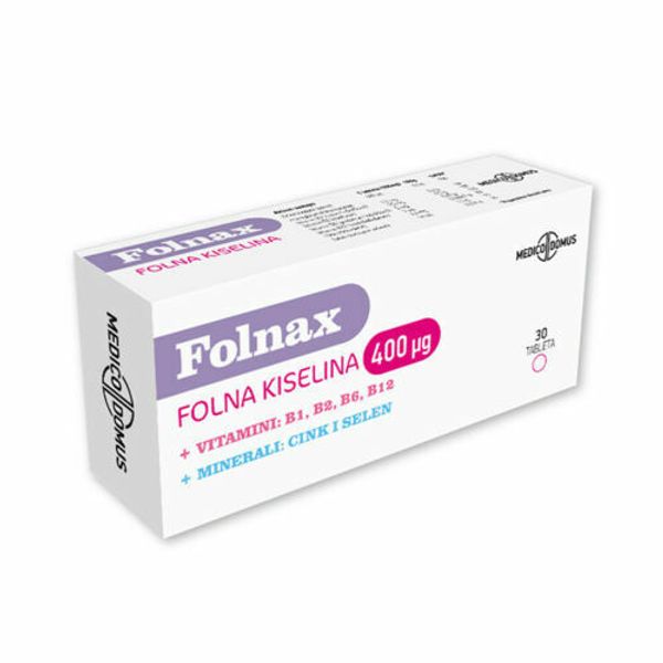 FOLNAX 2 X 30 TABLETS (FOLIC ACID)