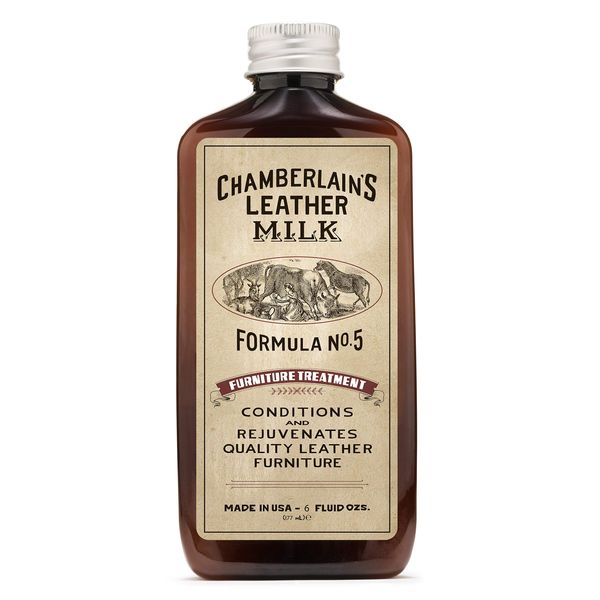 Chamberlain's Leather Milk 8oz Furniture Treatment No. 5: Best Leather Cleaner and Leather Conditioner for Quality, Leather Furniture Care.