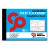 Cherry Carbonless NCR First Aid Report Duplicate Book A5 50 Sets