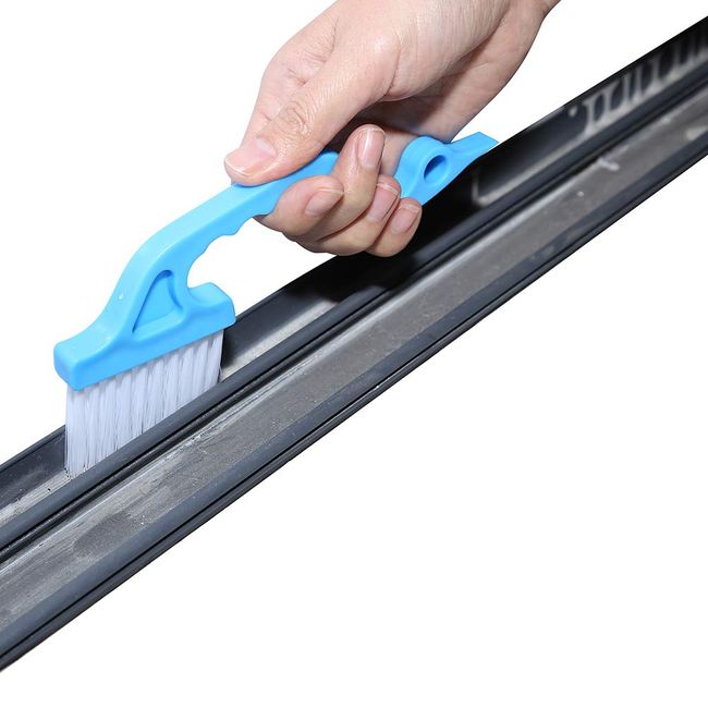 2 Pcs Window Track Cleaning Brush, Hand-held Window Cleaning Brush