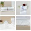 XUMIN 100pcs Reusable 18x26cm Clear Plastic Drawstring Closure Rectangular Food Storage Bags