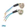 sourcing map 2pcs 3 Wire Motorcycle Headlight Wires Harness Connector Socket