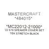 MasterCraft Boat Tower Speaker Covers 484015 | S70 Cans Black (Pair)