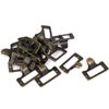 uxcell Pull Handle Metal Bronze Tone File Tag Frame Pull Handle Label Holder Pull Handle Office File Library 48x36mm 20pcs
