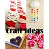 Playfully Ever After 1 inch Stiff Felt Hearts 200pc - Cream