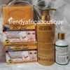 4pc. Set: Pure Egyptian Maxitone  Lotion, Glutathion Serum & 2 Carrot Soap