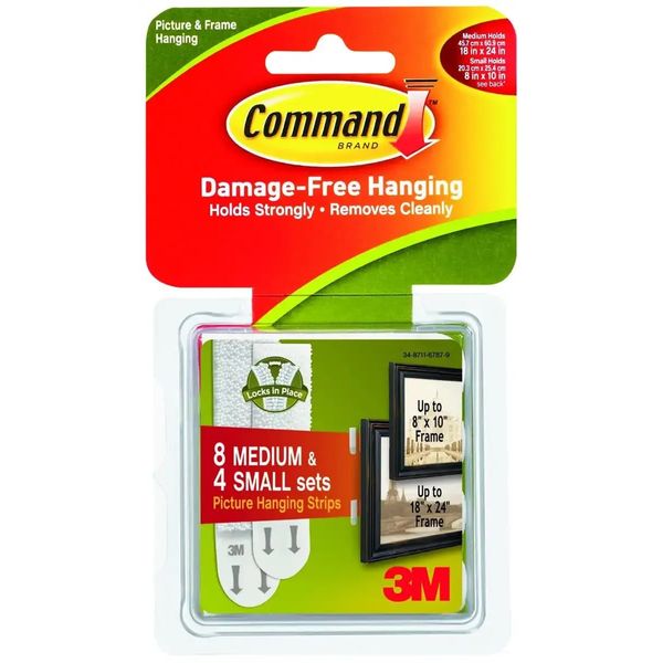 Command Picture Hanging Strips Combo Pack 17203 - Color: None