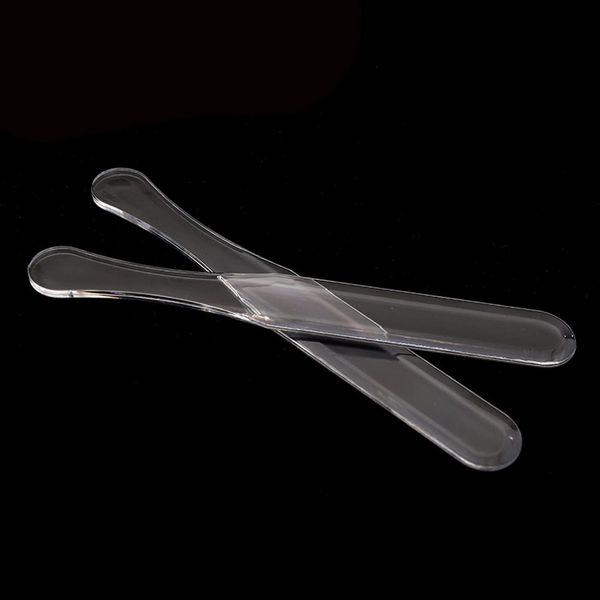 10 Pieces Transparent Plastic Facial Mask Mixing Spatula Stick Cosmetic Spatula Mask Mixing Spatula DIY Face Beauty Makeup Tool