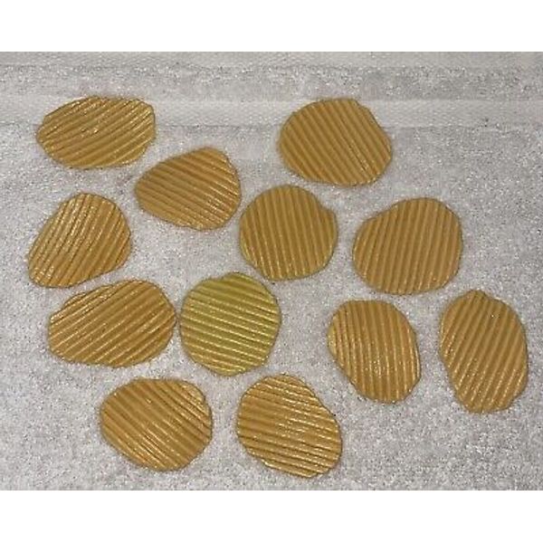 Lot Of 12 Plastic Potato Chips Pretend Play Fake Food Child’s Toy