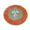 Faithfull 100 x 6mm Nylon Wheels Flat with Shank