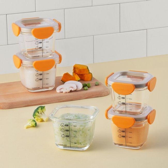 3P Safe Baby Food Containers for One More Meal