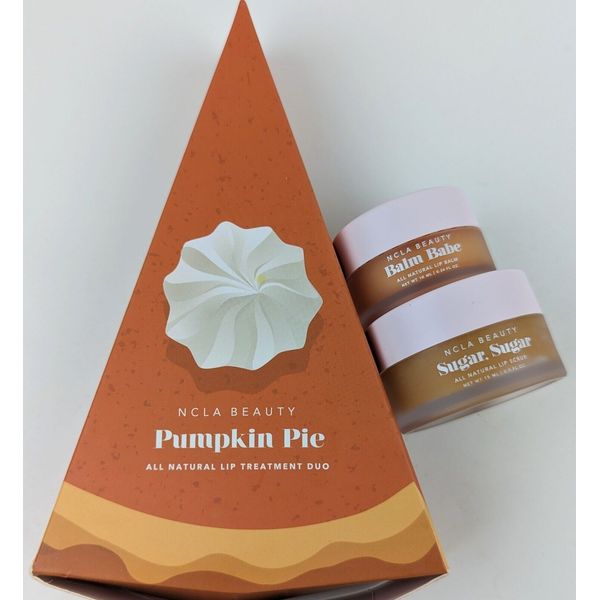 NCLA Pumpkin Pie All Natural Lip Treatment Sugar Sugar Lip Scrub & Balm Babe Set