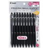 PILOT FriXion Ball Knock 0.7mm, Black x 10 Pack PLFBK230F10B