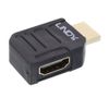Lindy HDMI 90 Degree Right Angled Adapter, Black