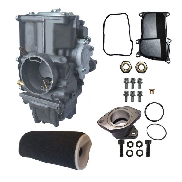 ZOOM ZOOM PARTS CARBURETOR FOR YAMAHA WARRIOR 350 CARBURETOR INTAKE BOOT AIR FILTER YFM 350 YFM350 87 88 89 90 91 92 93 94 95 96 97 98 99 00 01 02 03 04 ATV QUAD NEW CARB FEDEX 2 DAY SHIPPING