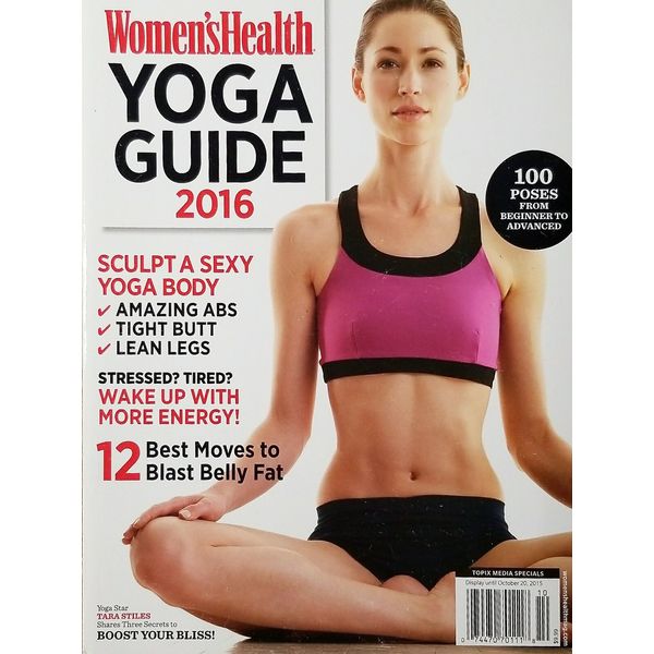 WOMEN'S HEALTH MAGAZINE, YOGA GUIDE 2016      SCULPT A SEXY YOGA BODY ^