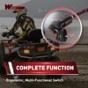 WOOSTAR 8 Wire 3 Function Start Switch with Ignition Key Switch Replacement for 50cc 70cc 90cc 110cc 125cc ATV 4 Wheeler Quad Scooter