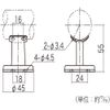 97247 Straight Mounting Bracket, Black, 1 Piece [High Logic]