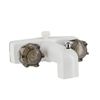 RV Mobile BathTub/ Shower Faucet  Replacement With D- spud x Attach  White.