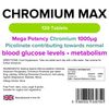 Chromium Max 1000mcg - 120 Tablets - [Lindens 5750]