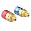 2Pcs Quick Connector Adapter Coupler Auto A/C  Manifold Gauge Low/High HVAC