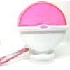 Portable Powder/Pill Supplement Storage Funnel Container 120CC White/Pink