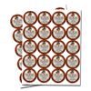 Boo Bomb Halloween Ghost Haunted House Themed Hot Cocoa Bomb Sticker Labels, Total of 40 2" Circle Stickers by Amanda Creation