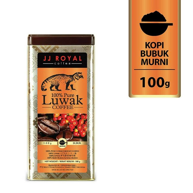 JJ Royal Coffee 100% Pure Luwak Coffee Powder