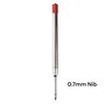 12x Red Parker Compatible Ballpoint Pen Refills, Medium Tip (0.7mm) G2 Style