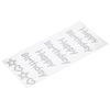 Eleganza Happy Birthday Stickers, One Size