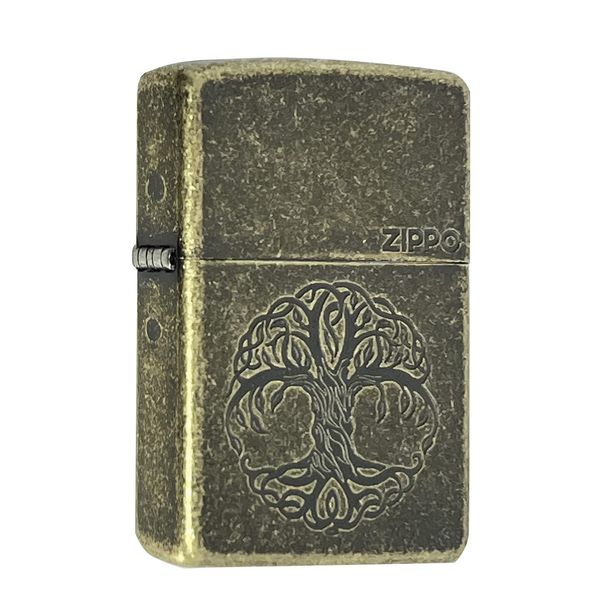 Zippo Mythical Yggdrasil (Antique Brass)