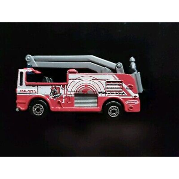 2001 Matchbox Rescue Riders Snorkel Fire Engine Ladder Truck Emergency Red