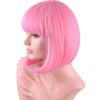 ALISY Wig Bob Short Wig 1PC - l-pink