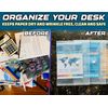 A5 Clear Plastic Press Stud Document Wallet Folders with Button | Home | Office (100)