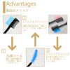 Eyebrow Brushes 3pcs Foldable Multi-function Universal Eyelash & Eyebrow Makeup Brush Eyelash Comb Screw Brush Eyebrow Brush(pink/yellow/blue)