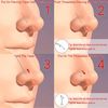 WillTen 4Pcs Piercing Taper Labret Insertion Tool, Flat Back Earring Nose Piercing Applicator Tool, Ear Stretching Kit Labret Helix Cartilage Threadless Insertion Pin 16g