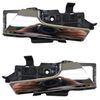 PT Auto Warehouse GM-2003M-DP - Inner Interior Inside Door Handle, Chrome - Left/Right Pair