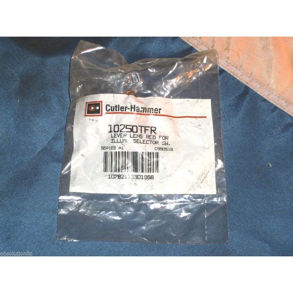 CUTLER HAMMER 10250TFR LEVER LENS RED FOR ILLUMINATED SELECTOR SWITCH