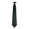 100% POLYESTER CLIP ON TIE (black)