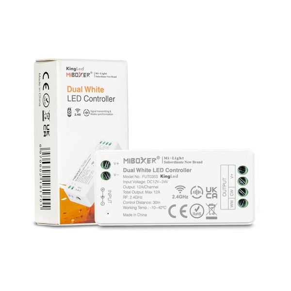 Kingled FUT035S Mini RF Receiver for Dual White CCT Mi Light MiBoxer